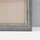 Photo frame plastic 30x45 cm, gray with gold (plastic screen)