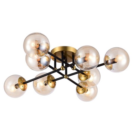Ceiling chandelier Citilux "Pamela" CL144185, 8x40W, E14, colorful color