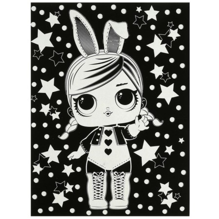 Gold engraving "Model Puppet" 18 × 24 cm-2