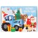 Gift box "New Year" 16x23x7.5 cm, blue tractor