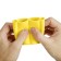 A glass for drawing 160 ml "Multi-Pulti", silicone, curly, yellow