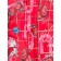 Combineson for girls, height 86 cm, red color