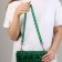 A chain for a bag, plastic, with carbines, 23 × 17 mm, 68 cm, malachite color/gold color