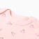 Body with a long sleeve, pink color, height 80 (9-12 months)