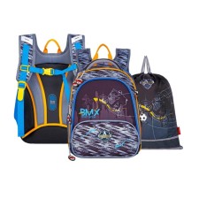 Frame backpack 36 x 28 x 11 cm, Across 198, filling: bag, gray ACR22-198-2