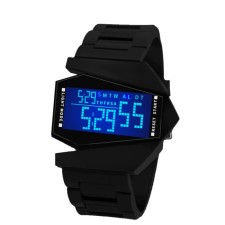 Electronic watch watches with silicone strap