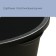 Building pelvis, 60 l, round, plastic