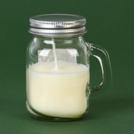 New Year's candle in a jar with a handle "time of magic", the aroma of cherry-3