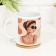 Sublimation mug "Be bright and unique!" 320 ml, with application