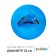 Children's ball zabiaka "dolphin", d = 22 cm, 60 g, blue color