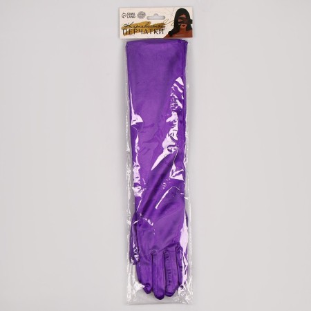 Carnival accessory - 55cm gloves, purple color-4