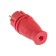 Portable fork B16-001, 16 A, 250 V, IP44, with salary, rubber, red
