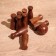 Bowling game "Bowling" 15x6x7 cm, tree shisham