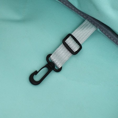 A backpack for carrying animals with a viewing window, green-18