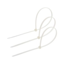 Claim-workers are plastic, 7.6x400 mm, white, packaging 100 pcs.