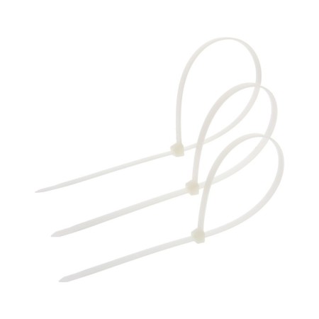 Claim-workers are plastic, 7.6x400 mm, white, packaging 100 pcs.