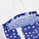 Household bag without fastening, blue color