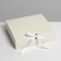 Gift folding box, packaging, "beige", 20 x 18 x 5 cm