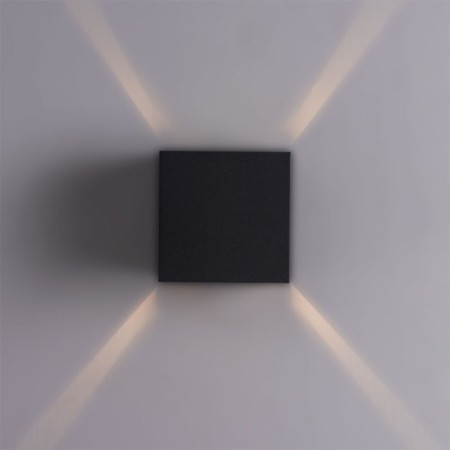 Facade lamp Arte Lamp Rullo A1414al-1BK, LED, 6 W, 10x10x10 cm, 500 lm, black