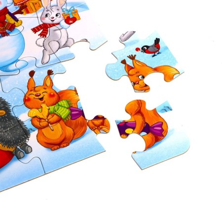 Puzzle "New Year gifts", 35 details-2
