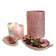 Aromatic candle in PEONY FREESIA glass, 7 × 8 cm