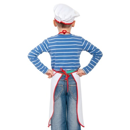 Carnival costume "Feld", textiles, apron, cap, rr 30-32, height 116-122 cm-2