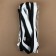 Braid knitted lamps 35 mm, 9.1 ± 0.5 m, white/black color