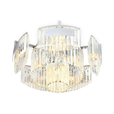 Crowning chandelier with crystal Ambrella Light, Traditional, TR5092, E14, Color Chrome