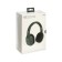 Pero BH04 headphones, wireless, full -size, microphone, 400 mAh, up to 20 hours, green