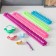 A set of knitting devices 4 pcs 24x5, 34.5x5, 45x5, 55x5cm+4 instr. d/manufacturing pompons