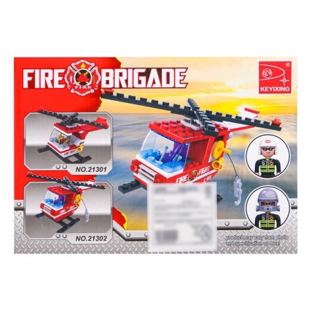 Designer Fire Brigade "Helicopter", 105 parts-3