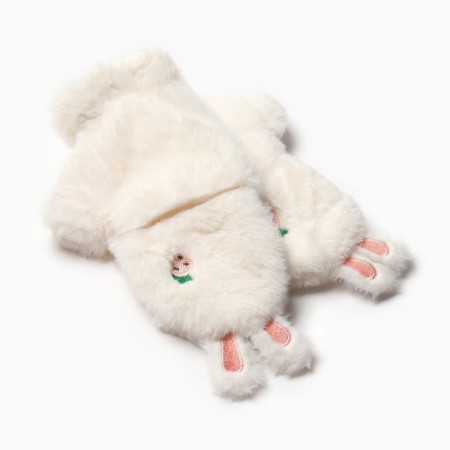 Mittens teenage minku bun 24 cm color white-4