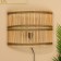 Lamp wall -mounted from the rattan "Amina" 1x120W, E27, 40x17x30 cm