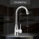 Kitchen mixer Zein Z2484, cartridge ceramics 40 mm, high spout, chrome