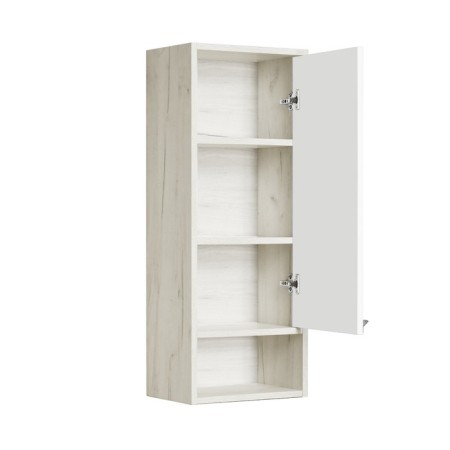 Aquaton “Fly” wardrobe 1-spent, white color, oak craft right-1