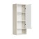 Aquaton “Fly” wardrobe 1-spent, white color, oak craft right