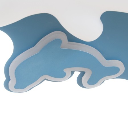 Chandelier 1441/1 LED 60W white-blue 52x49x9 cm Bayerlux-4
