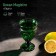 Magistro glass glass "Largo", 260 ml, green color
