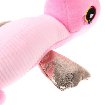 Soft toy "Sea Horse", pink color-4