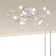 Ceiling chandelier Mantra Adn, Led, 5500lm, 3000k, 310 mm, matte white color