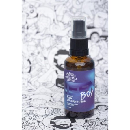 Facial tonic and back against acne, acne and black dots with zinc, 50 ml-2