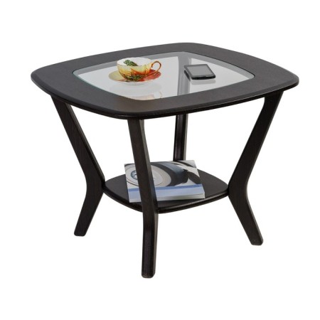 Gouring Melbourne with glass, 650x650x500, wenge/wenge-1