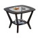 Gouring Melbourne with glass, 650x650x500, wenge/wenge