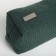 TEXTURA lightning cosmetic bag, green color