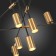 Ceiling lamp ST LUCE. SL1206.402.12. Sormano. 12x7 W, GU10, 120x120x65 cm, black color