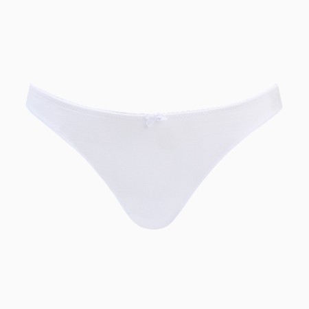 Panties female thongs, white color, size 46 (m)-5