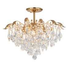 Ceiling lamp 6x60W E27, size 51x51x43 cm