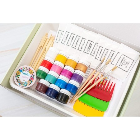Set of Ebru "Fairy Tale" 15 colors, 20 ml-4