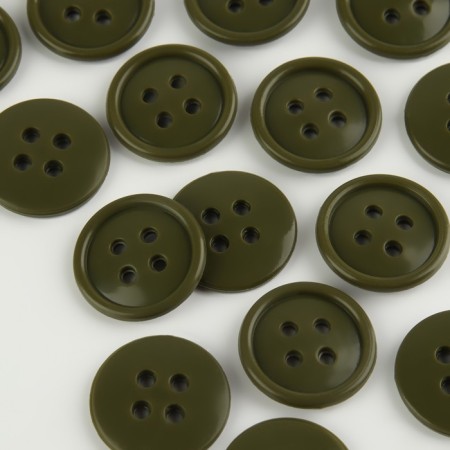 A set of buttons, thermo-, chemical and fireproof, 4 punctures, d = 17 mm, 25 pcs, haka color-1