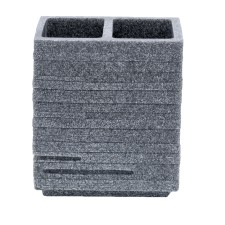 Brick toothbrush cup, gray color